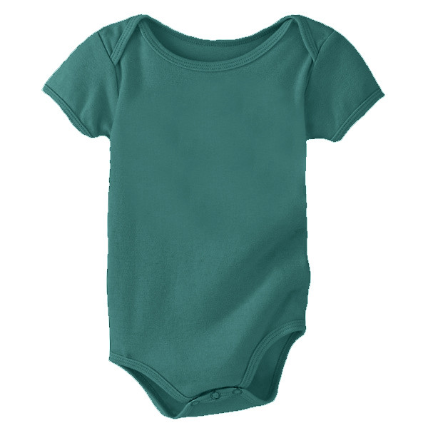 Organic Cotton Onsie - Solid - Forest