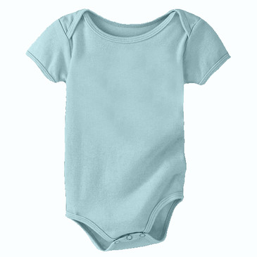 Organic Cotton Infant Onesie - Sea Foam - Small