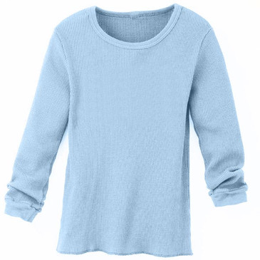 Organic Cotton Solid Infant Thermal Blue Bird