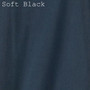 Men's Organic Ringspun Solid Long Sleeve Pocket T-Shirts - Soft Black