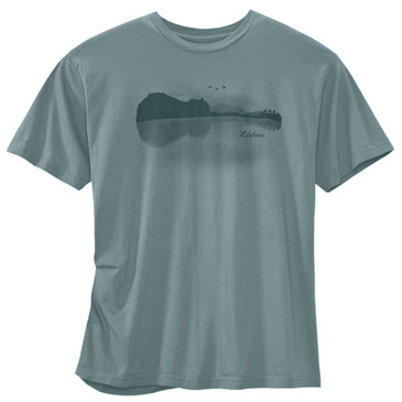 Men's T-Shirt - Listen Silver Spruce