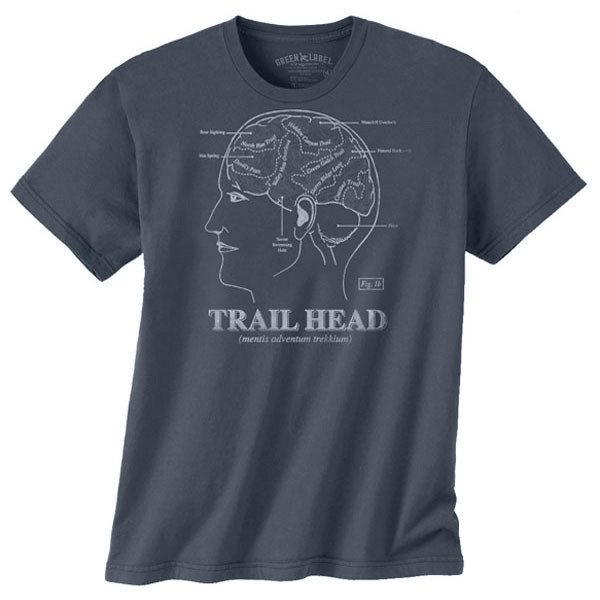 Men's Organic Cotton T-Shirt Trail Head Soft Black