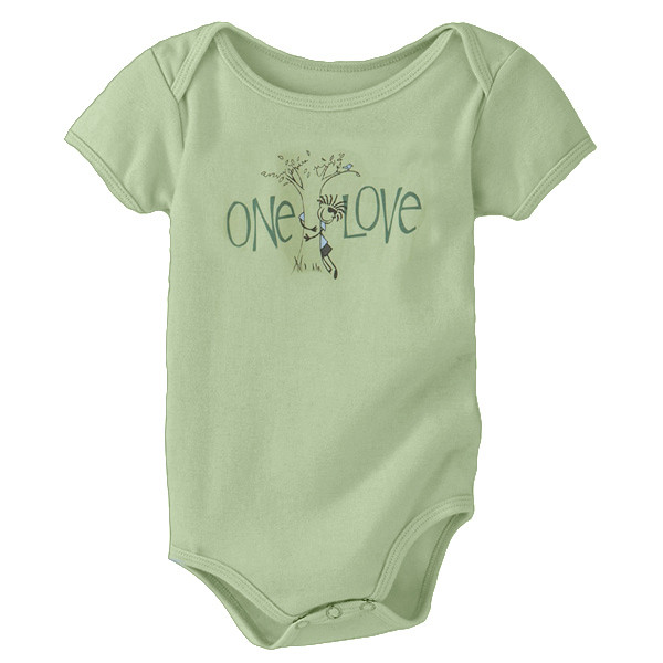 Infant Onesie Ollie Tree Hugger Moss