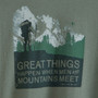 Men's Organic Hiking T-Shirts - Men and Mountains Willow