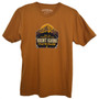 Men's Organic Ringspun Cotton T-Shirts - Mount Karma Nutmeg