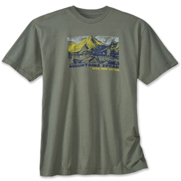 Mountain Speak Men's Short Sleeve Organic T-Shirts
