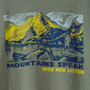 Men's Nature Graphic Tees - Mountains Speak Willow