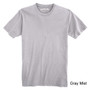 Organic Ringspun Solid Tees - Gray Mist