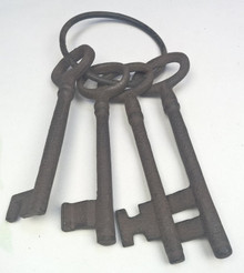Set of Cast Iron Keys