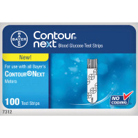 Contour Next Blood Glucose Test Strip (100 count)  567312-Box