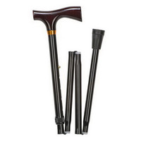 Ladies Folding Adj. Cane, 32"-36", 3/4"  641313-Each