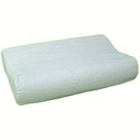 Radial Cut Memory Foam Pillow,19"X12"X3"-4 1/2"  648011-Each