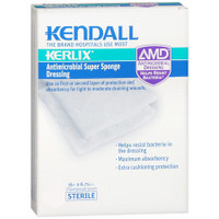 Kerlix AMD Antimicrobial Island Dressing Super Sponge 6" x 6-3/4" Square  686665-Case