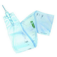 Self-Cath Closed System Tapered Tip Coude With Guide Stripe, 14 Fr, 16", 1100 ml Bag  762614-Box