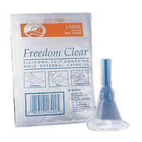 Freedom Clear Self-Adhering Male External Catheter, 23 mm  765100-Box