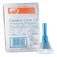 Freedom Clear Long Seal Self-Adhering Male External Catheter, 28 mm  765290-Each