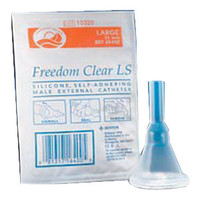 Freedom Clear Long Seal Self-Adhering Male External Catheter, 35 mm  765490-Box