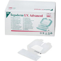 Tegaderm I.V. Transparent Adhesive Advance Securement Dressing 2-1/2" x 2-3/4"  881683-Box