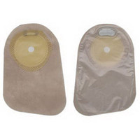 Premier 1-Piece Closed-End Pouch Cut-to-Fit 3" x 2-1/2" with Filter and SoftFlex Skin Barrier, Beige  5082302-Box