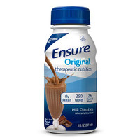 Ensure Original Therapeutic Nutrition Shake, Milk Chocolate 8 oz. Bottle, Instutional  5258293-Case