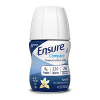 Ensure Compact Therapeutic Nutrition Shake, Vanilla 4oz Bottle  5264356-Case