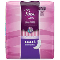 Poise Ultimate Coverage Protection Supreme Pad 15-3/5"  6933592-Case