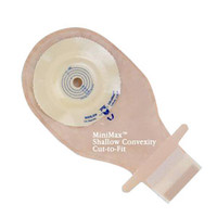 MiniMax Cut-To-Fit 1/2"-1-1/2" Shallow Convex, Opaque Drainable Pouch  7253900-Box