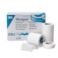 Micropore Standard Hypoallergenic Paper Surgical Tape 1" x 10 yds.  8815301-Each