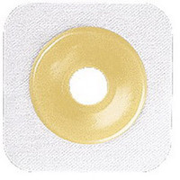 Sur-fit Natura Stomahesive Cut-to-fit Flexible Wafer 4" x 4" Flange 1-1/4" White  51125257-Box