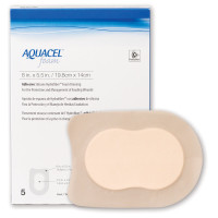 Aquacel Adhesive Gelling Foam Dressing 8" x 5.5" Heel Shape  51420625-Box