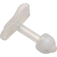 Button Gastrostomy Tube Kit (Sterile with Non-Sterile Syringe) 24 Fr, 1.7 cm, Non-Balloon  57000285-Each