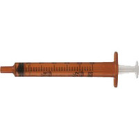 Oral Syringe with Tip Cap 1 mL, Amber (500 count)  58305207-Case