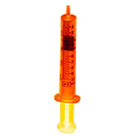 Oral Syringe with Tip Cap 10 mL, Amber (500 count)  58305209-Case