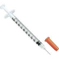 Insulin Syringe with Ultra-Fine Needle 31G x 6mm (500 count)  58324911-Case