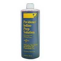 Povidone Iodine Prep Solution, 10% USP, 8 oz. Bottle  60093943-Each
