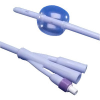 Dover 3-Way 100% Silicone Foley Catheter 24 Fr 5 cc  61664245-Each