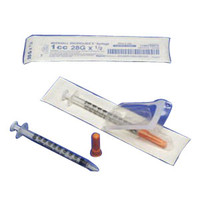 Monoject SoftPack Insulin Syringe 30G x 5/16", 1 mL (100 count)  68601600-Box