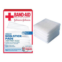 J & J Band-Aid First Aid Non-Stick Pads 2" x 3"  53111657200-Box