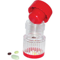 HealthSmart Pill Crusher, Red  6664064390000-Each