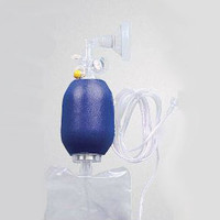 Infant Resuscitation Device with Mask and Expandable, Variable Volume Oxygen Reservoir Tubing  552K8019-Each