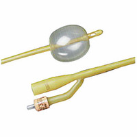 LUBRICATH Short Round Tip 2-Way Latex Foley Catheter 16 Fr 30 cc  570118L16-Each