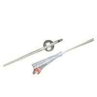 BARDEX Infection Control 2-Way 100% Silicone Foley Catheter 16 Fr 5 cc Coude  570170SI16-Each