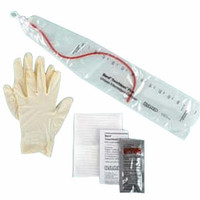 TOUCHLESS Plus Unisex Red Rubber Intermittent Catheter Kit 12 Fr 1100 mL  574A5042-Each