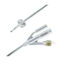 Lubri-Sil Short Round Tip 3-Way Specialty Silicone Foley Catheter 18 Fr 5 cc  5770518L-Case