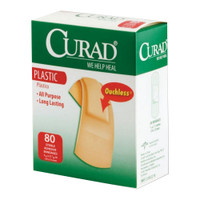 Curad Plastic Adhesive Bandage, Assorted Sizes  60CUR45157RB-Box