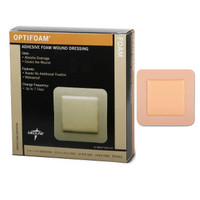 Optifoam Adhesive Foam Dressing 4" x 4"  60MSC1044EPZ-Box