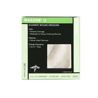 Maxorb II Calcium Alginate Dressing, 4" X 4"  60MSC7344EP-Box
