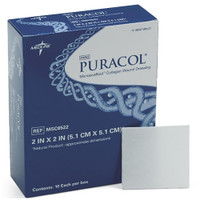 Puracol Collagen Dressing 2" x 2", Sterile  60MSC8522-Each