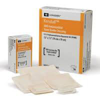 AMD Antimicrobial Foam, w/Back Sheet, 4" X 4"  6855544PAMD-Box