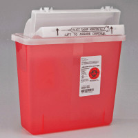 SharpStar In-Room Sharps Container Counter Balanced Lid 5 Quart  688507SA-Each